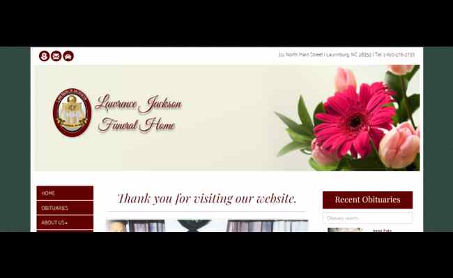 Jackson Funeral Home Laurinburg, NC Obituaries 2023 Best Info